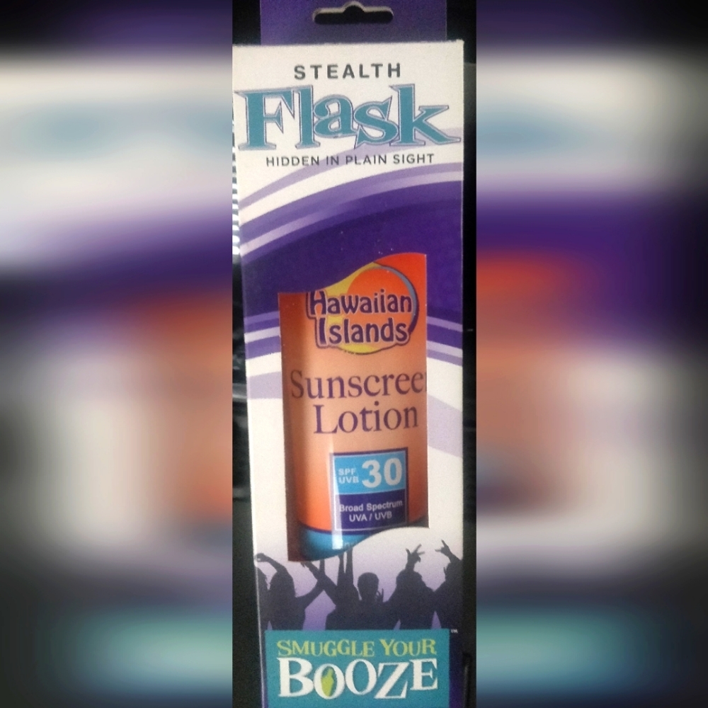 Sunscreen hidden flask